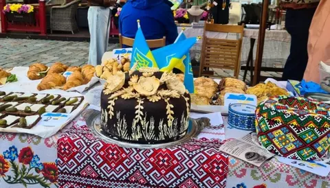 Вишивка, борщ і пісні: український стенд на етноярмарку в Естонії