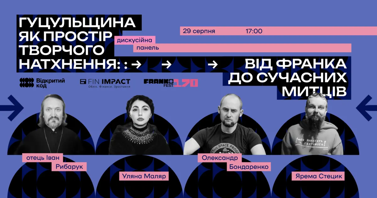 Гуцульщина як джерело натхнення: дискусія у палаці Потоцьких