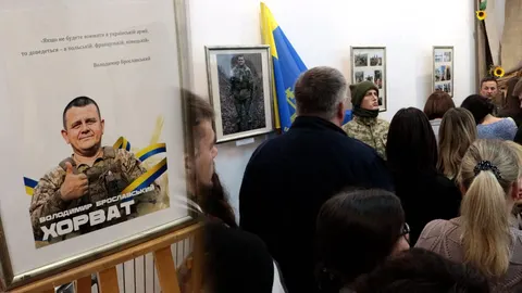 У Тернополі відкрили виставку пам'яті викладача-командира Володимира Брославсько